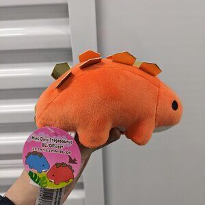 Japanese Orange Stegosaurus Plush (New with tag)